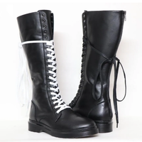 Funki Buys | Boots | Men's Deluxe Leather High Lace Up Boots