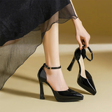 Funki Buys | Shoes | Women's Patent Leather Pointed Toe heels