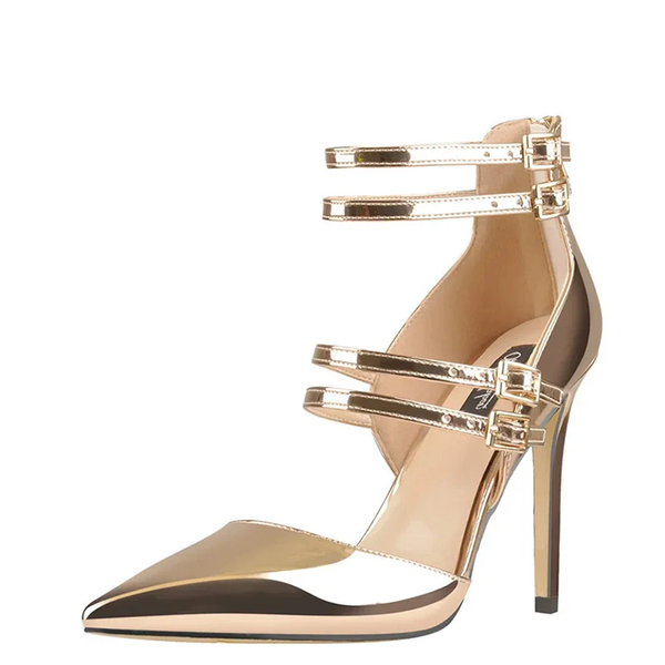 Funki Buys | Shoes | Women's Luxury 4 Strap Stiletto Sandals