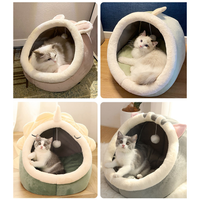 Funki Buys | Pet Beds | Cat Bed | Warm Cozy Kitten Cat Cave