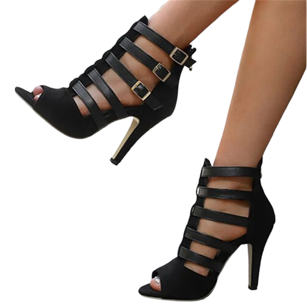 Funki Buys | Shoes | Women's Spike Heel Gladiator Sandals