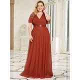 Funki Buys | Dresses | Women's Plus Size Long Evening Dress