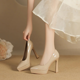 Funki Buys | Shoes | Women's Elegant Patent High Heel Pumps