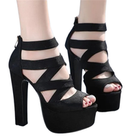 Funki Buys | Shoes | Women's Cross Strap Gladiator Sandals