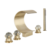 Funki Buys | Faucets | Bath Taps | Luxurious 5 Pcs Waterfall Tap Set