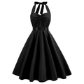 Funki Buys | Dresses | Women's Rockabilly Swing Halter Dress