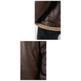 Funki Buys | Jackets | Men's Faux Leather Fleece Bomber Jacket
