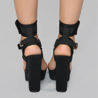 Funki Buys | Shoes | Women's Chunky Heel Strappy Sandals