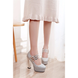 Funki Buys | Shoes | Women's Silver Gold Bling Wedding Party Platforms