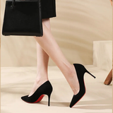 Funki Buys | Shoes | Women's Luxury Red Soles Suede Stiletto Pumps