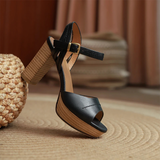Funki Buys | Shoes | Women's Real Leather Chunky Summer Sandals