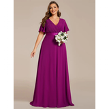 Funki Buys | Dresses | Women's Plus Size Long Evening Dress