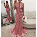 Funki Buys | Dresses | Women's Sequin Mermaid Evening Gown