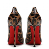 Funki Buys | Shoes | Women's Patent Leather Leopard Stilettos