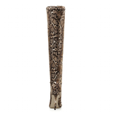 Funki Buys | Boots | Women's Leopard Print PU Long Boots