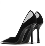 Funki Buys | Shoes | Women's Genuine Leather Metal Toe Heels
