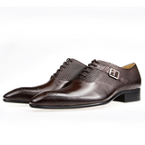 Funki Buys | Shoes | Men's Luxury Leather Brogue Dress Shoe