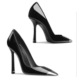 Funki Buys | Shoes | Women's Genuine Leather Metal Toe Heels