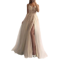Funki Buys | Robes | Robe de bal longue à bretelles pour femme