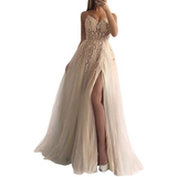 Funki Buys | Robes | Robe de bal longue à bretelles pour femme