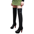 Funki Buys | Boots | Women's Thigh High Block Heel Boots