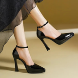 Funki Buys | Shoes | Women's Patent Leather Pointed Toe heels