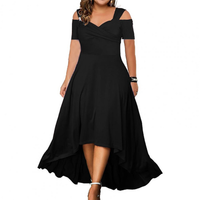 Funki Buys | Dresses | Women's Elegant Off-shoulder Party Dress | Long