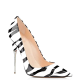 Funki Buys | Shoes | Women's Luxury Metal Heel Zebra Stilettos