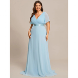 Funki Buys | Dresses | Women's Plus Size Long Evening Dress