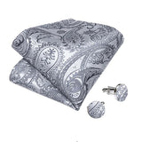 Funki Buys | Vests | Men's 5 Pcs Classic Silk Paisley Tie Vest Set