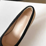 Funki Buys | Shoes | Women's Suede Bow Tie Platorm Heels