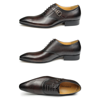 Funki Buys | Shoes | Men's Genuine Leather Luxury Brogue Shoe | Formal