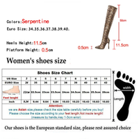 Funki Buys | Boots | Women's Leopard Print PU Long Boots