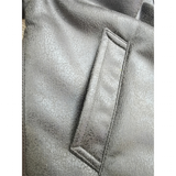 Funki Buys | Jackets | Men's Faux Leather Fleece Bomber Jacket