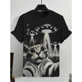 Funki Buys | Shirts | Unisex Space Cat Tee