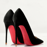 Funki Buys | Shoes | Women's Luxury Red Soles Suede Stiletto Pumps