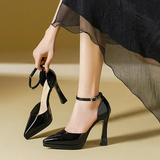 Funki Buys | Shoes | Women's Patent Leather Pointed Toe heels