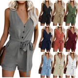 Funki Buys | Pants | Women's Jumpsuit Romper Summer Shorts