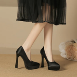 Funki Buys | Shoes | Women's Elegant Satin High Heel Pumps