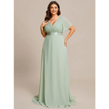 Funki Buys | Dresses | Women's Plus Size Long Evening Dress