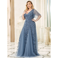 Funki Buys | Robes | Robe longue en dentelle à sequins pour femme