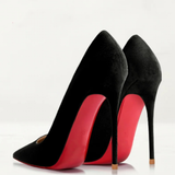 Funki Buys | Shoes | Women's Luxury Red Soles Suede Stiletto Pumps