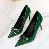 Funki Buys | Shoes | Women's Luxurious Patent Stiletto Pumps | Formal