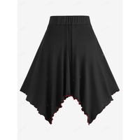 Funki Buys | Skirts | Women's Gothic Punk Hankerchief Hem Skirt