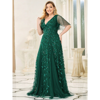 Funki Buys | Robes | Robe longue en dentelle à sequins pour femme