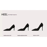 Funki Buys | Shoes | Women's Black Suede Buckled Stilettos