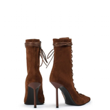 Funki Buys | Boots | Women's Stylish Lace Up Stiletto Boots