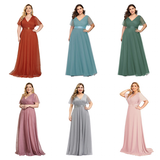 Funki Buys | Dresses | Women's Plus Size Long Evening Dress