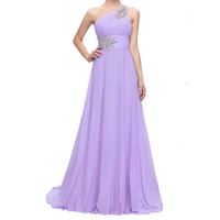 Funki Buys | Dresses | Women's Crystal Beaded Chiffon Dress