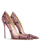 Funki Buys | Shoes | Women's Snake Skin Pattern High Stilettos